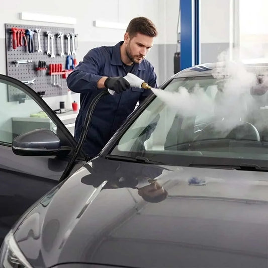 جهاز بخار احترافي بقوة 2500 واط — يشيل الزيوت والأوساخ بثواني.